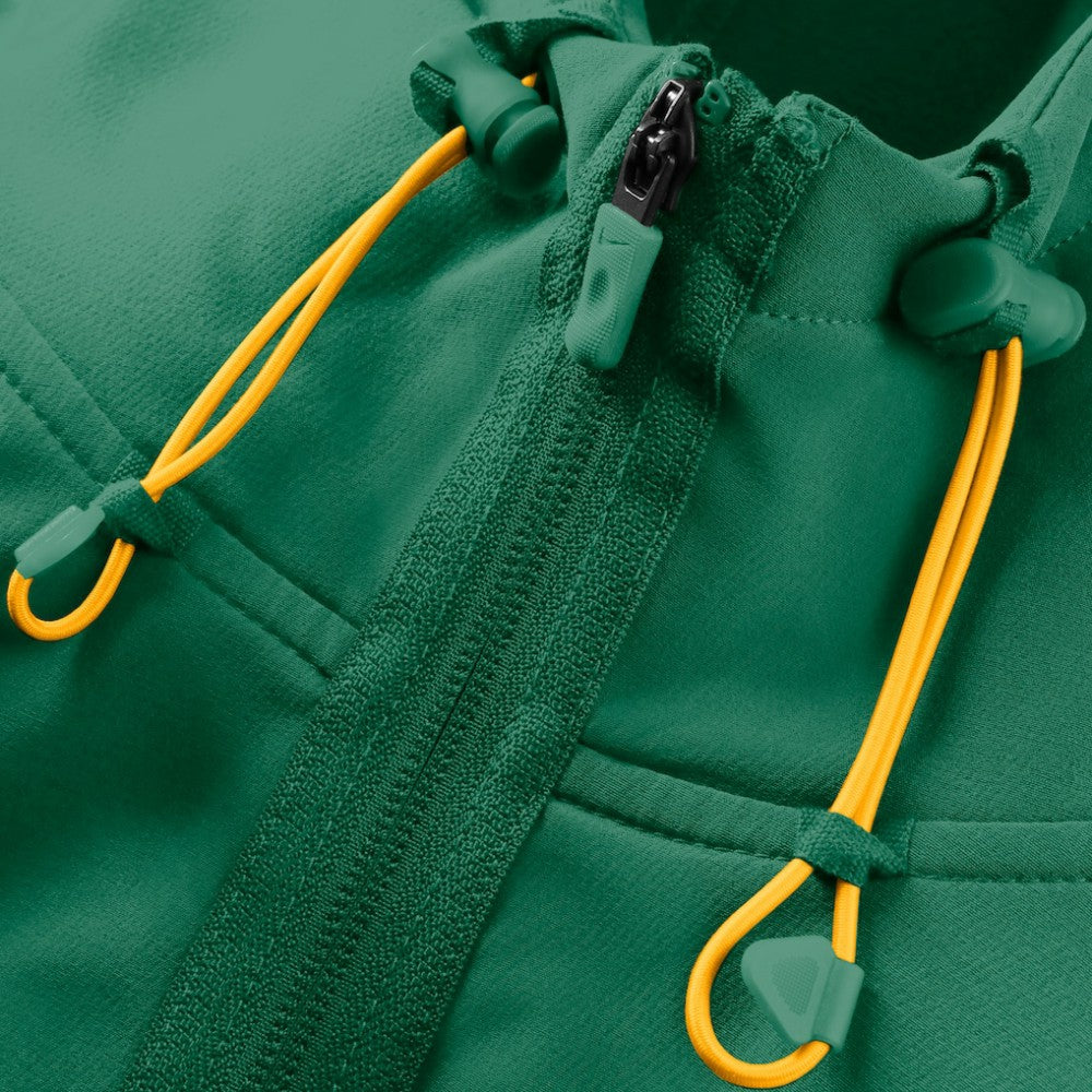 Athletics Nike Authentic Collection Raglan Therma-FIT Full-Zip Hooded Jacket - MLB Jackets