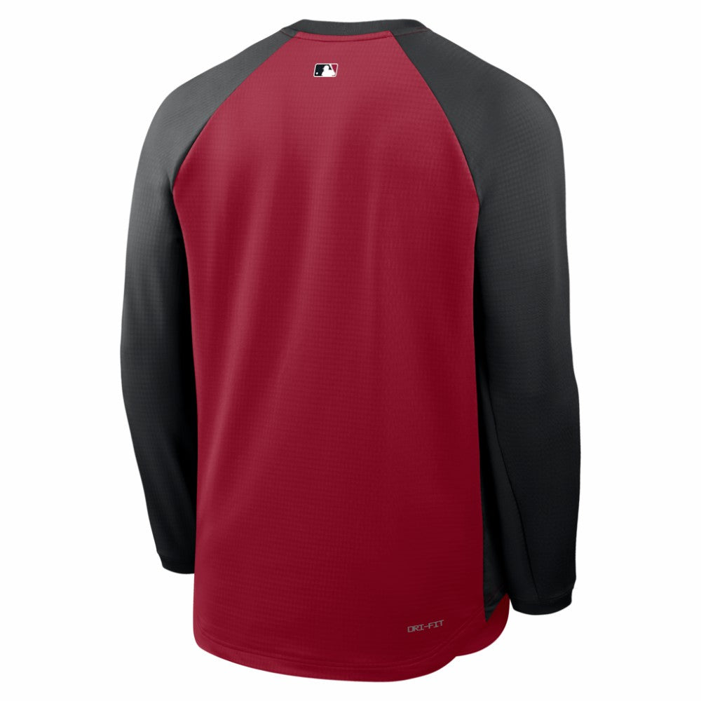 Arizona Diamondbacks Nike Authentic Collection Raglan Dri-FIT Sweatshirt - MLB Sweatshirts