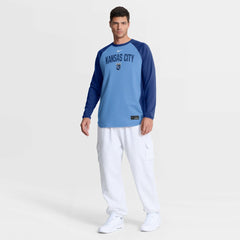 Kansas City Royals Nike Authentic Collection Raglan Dri-FIT Sweatshirt - MLB Sweatshirts