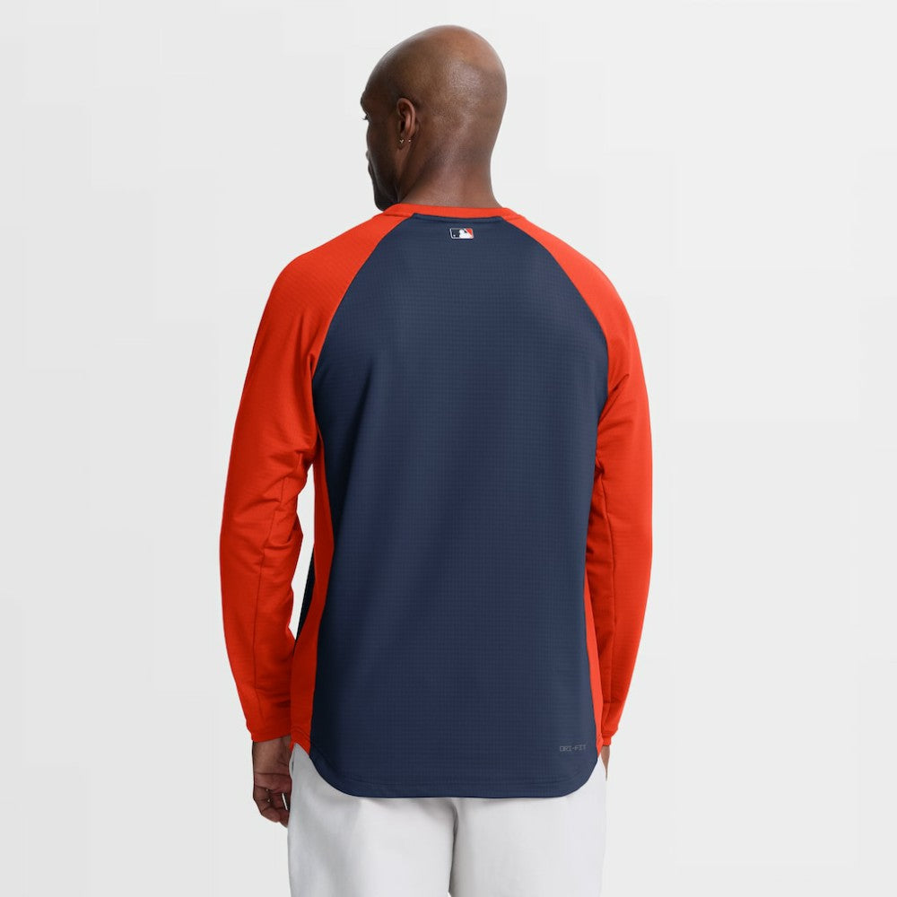 Houston Astros Nike Authentic Collection Raglan Dri-FIT Sweatshirt - MLB Sweatshirts