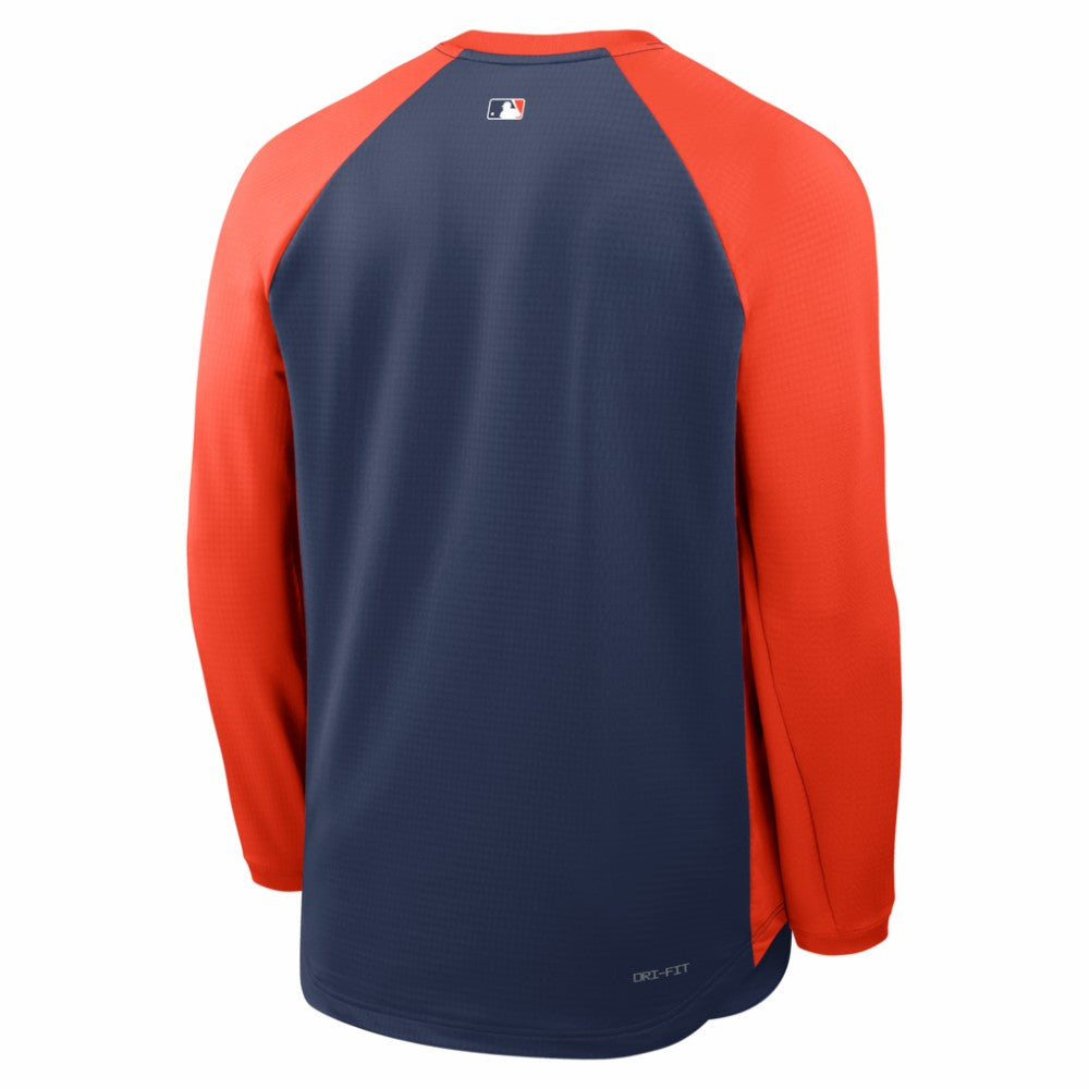 Houston Astros Nike Authentic Collection Raglan Dri-FIT Sweatshirt - MLB Sweatshirts
