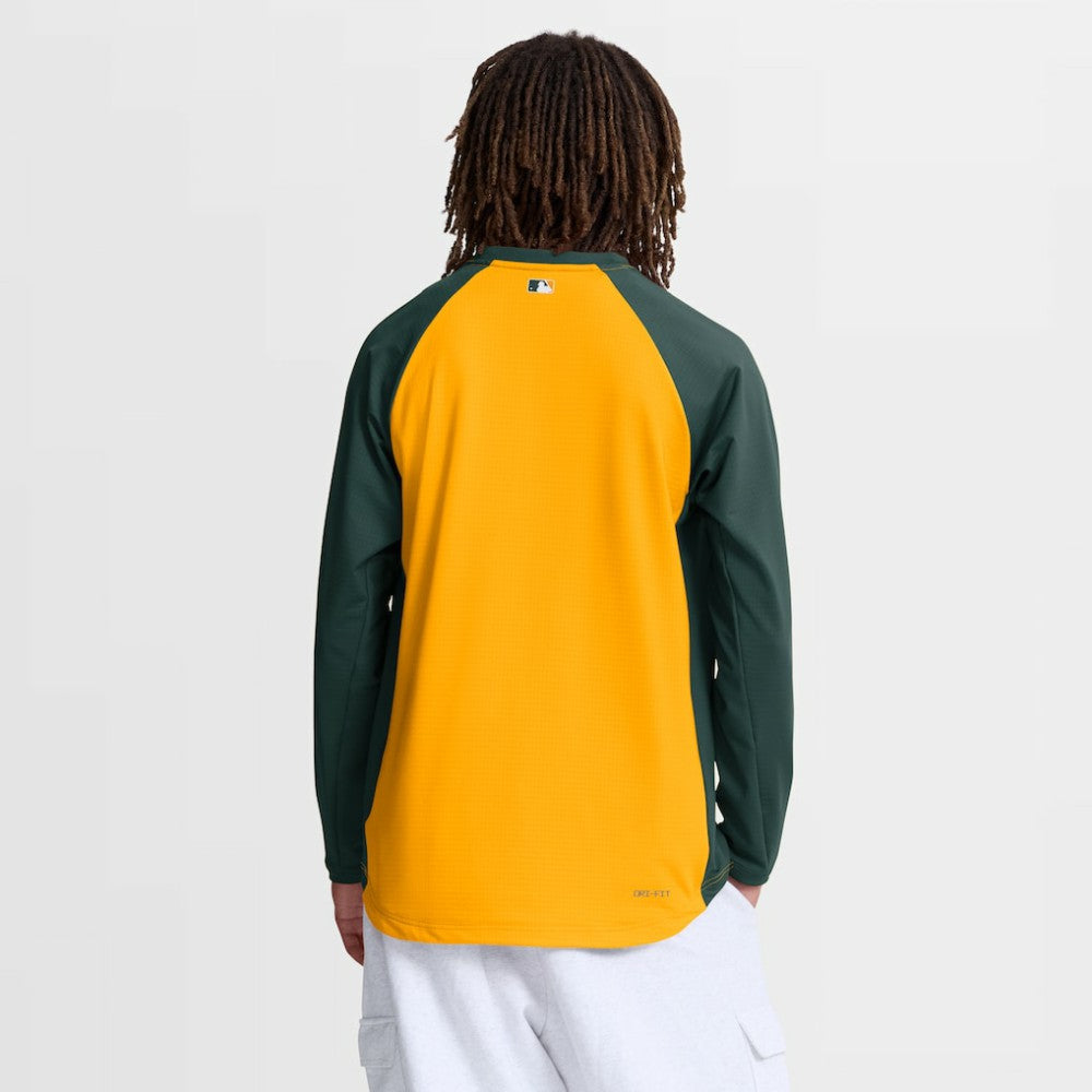 Athletics Nike Authentic Collection Raglan Dri-FIT Sweatshirt - MLB Sweatshirts