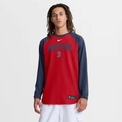 Boston Red Sox Nike Authentic Collection Raglan Dri-FIT Sweatshirt - MLB Sweatshirts