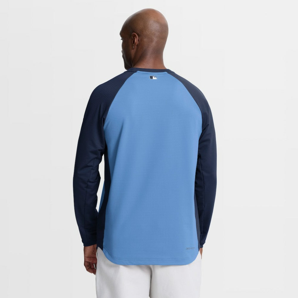 Tampa Bay Rays Nike Authentic Collection Raglan Dri-FIT Sweatshirt - MLB Sweatshirts