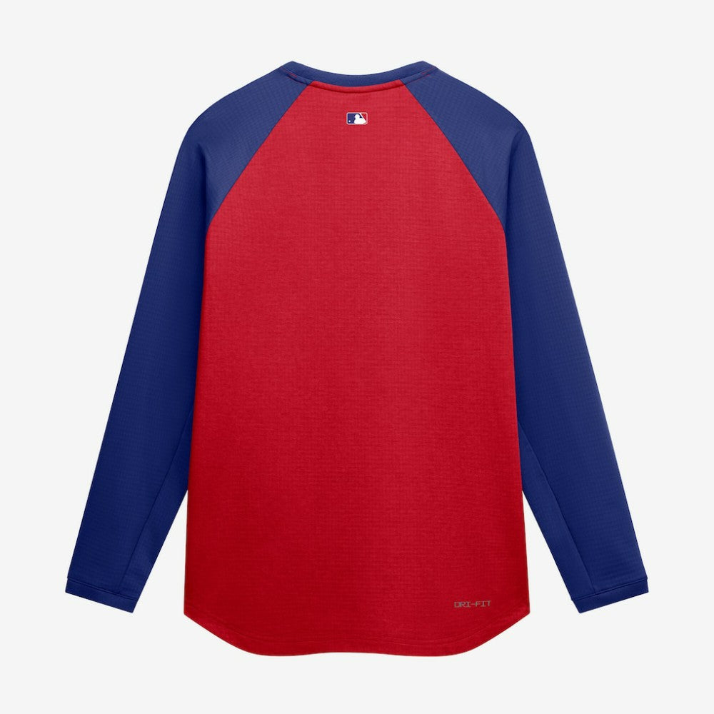 Texas Rangers Nike Authentic Collection Raglan Dri-FIT Sweatshirt - MLB Sweatshirts