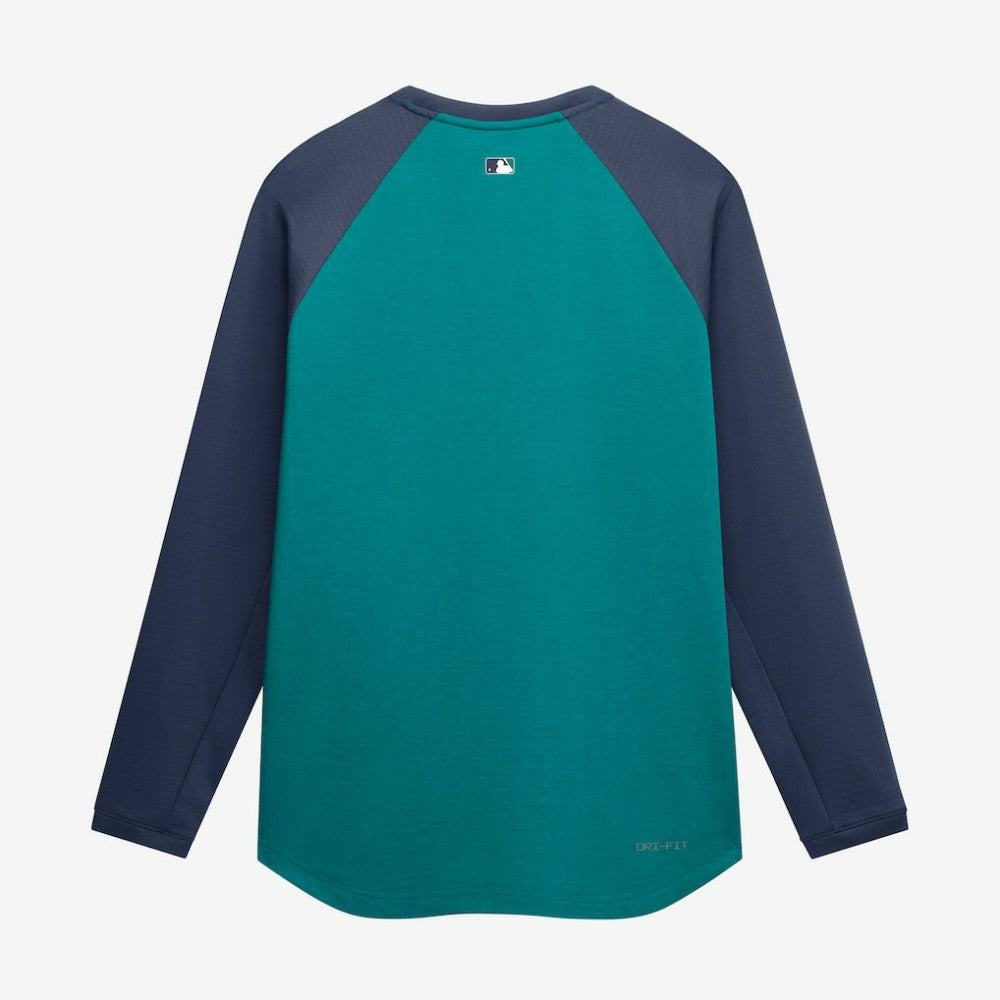 Seattle Mariners Nike Authentic Collection Raglan Dri-FIT Sweatshirt - MLB Sweatshirts