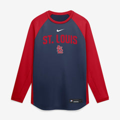St. Louis Cardinals Nike Authentic Collection Raglan Dri-FIT Sweatshirt - MLB Sweatshirts