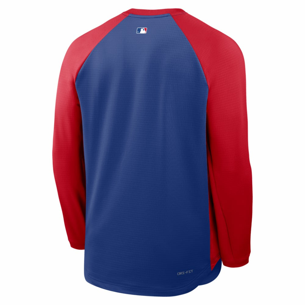 Philadelphia Phillies Nike Authentic Collection Raglan Dri-FIT Sweatshirt - MLB Sweatshirts