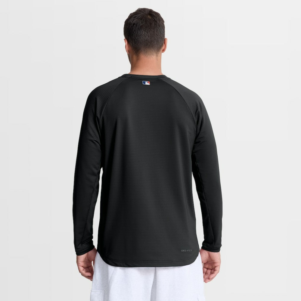 New York Mets Nike Authentic Collection Raglan Dri-FIT Sweatshirt - MLB Sweatshirts