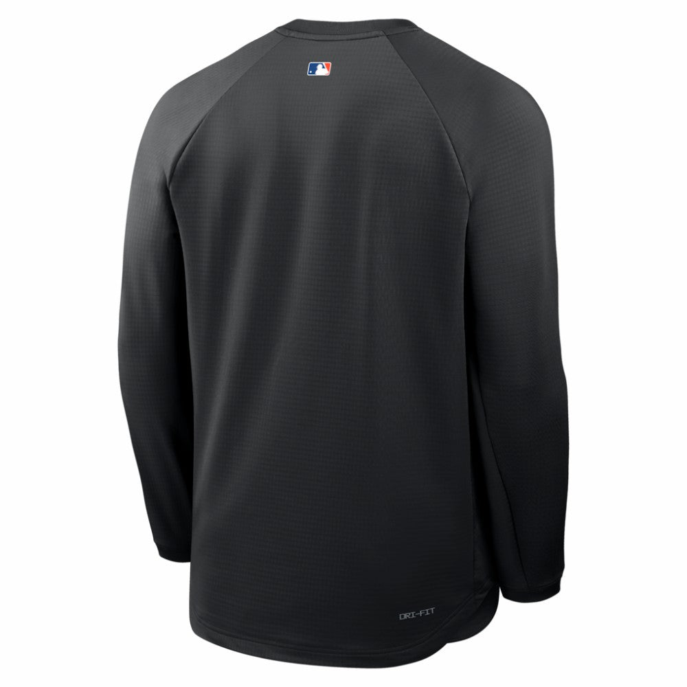 New York Mets Nike Authentic Collection Raglan Dri-FIT Sweatshirt - MLB Sweatshirts