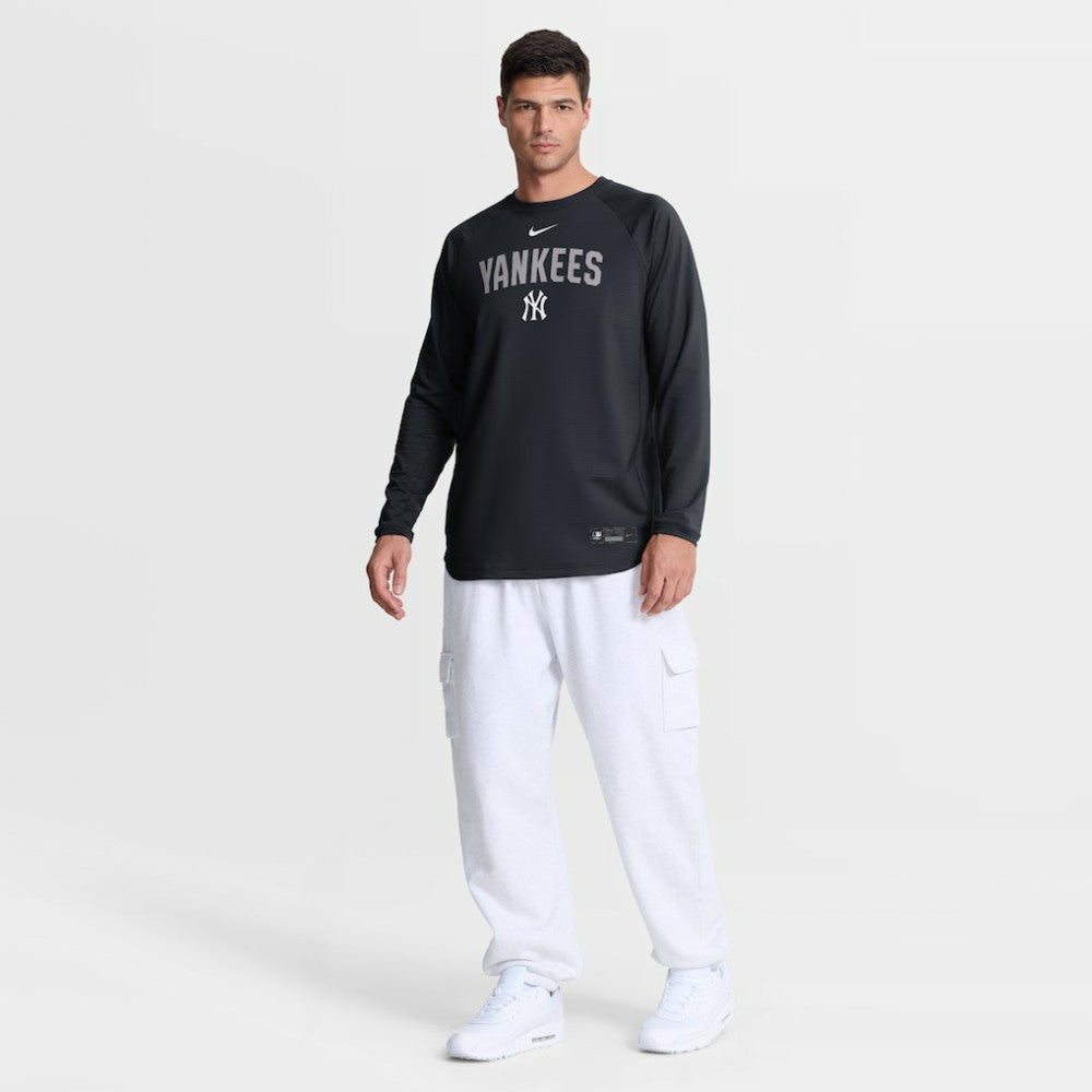 New York Yankees Nike Authentic Collection Raglan Dri-FIT Sweatshirt - MLB Sweatshirts