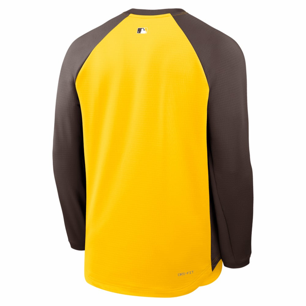 San Diego Padres Nike Authentic Collection Raglan Dri-FIT Sweatshirt - MLB Sweatshirts