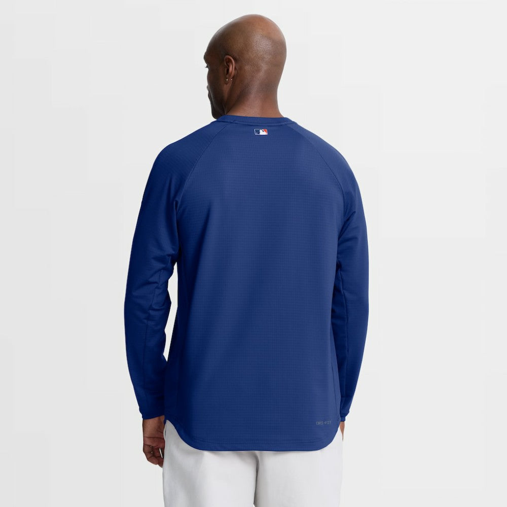 New York Mets Nike Authentic Collection Raglan Dri-FIT Sweatshirt - MLB Sweatshirts