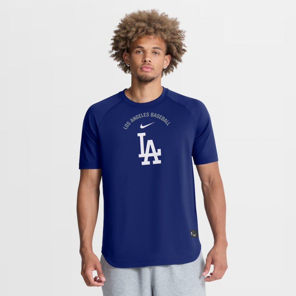 Los Angeles Dodgers Nike Authentic Collection Batting Practice Pre-Game Raglan Dri-FIT Top - MLB Tops