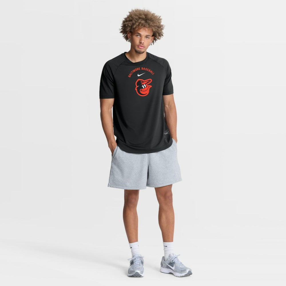 Baltimore Orioles Nike Authentic Collection Batting Practice Pre-Game Raglan Dri-FIT Top - MLB Tops