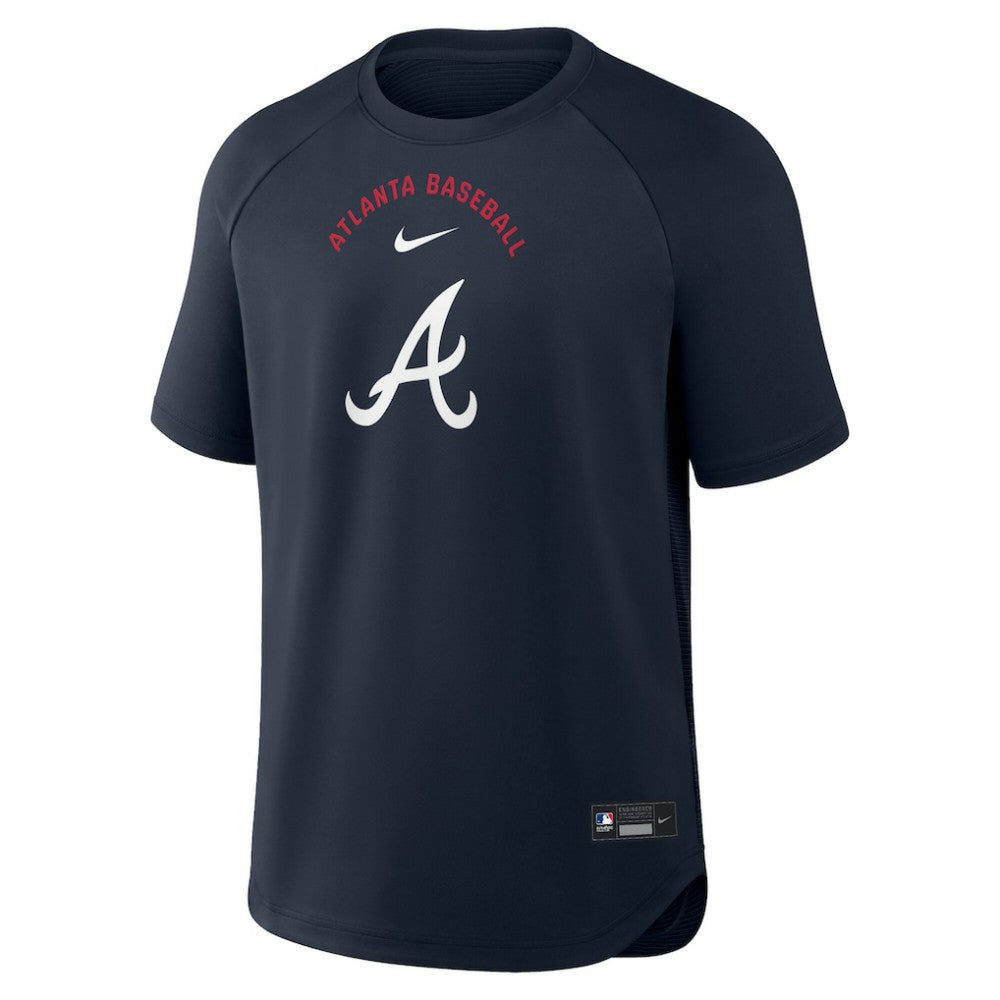 Atlanta Braves Nike Authentic Collection Batting Practice Pre-Game Raglan Dri-FIT Top - MLB Tops
