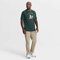 Athletics Nike Authentic Collection Batting Practice Pre-Game Raglan Dri-FIT Top - MLB Tops