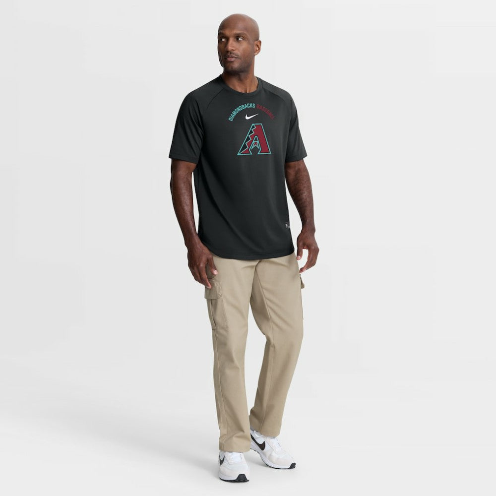 Arizona Diamondbacks Nike Authentic Collection Batting Practice Pre-Game Raglan Dri-FIT Top - MLB Tops