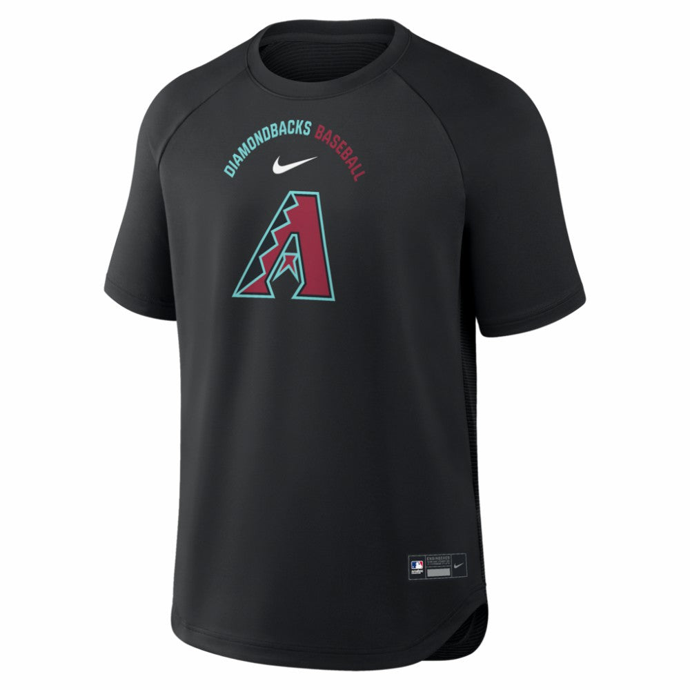 Arizona Diamondbacks Nike Authentic Collection Batting Practice Pre-Game Raglan Dri-FIT Top - MLB Tops