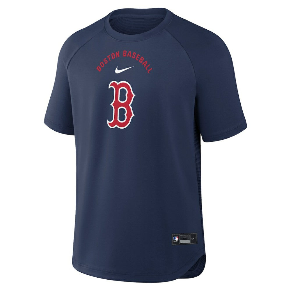 Boston Red Sox Nike Authentic Collection Batting Practice Pre-Game Raglan Dri-FIT Top - MLB Tops