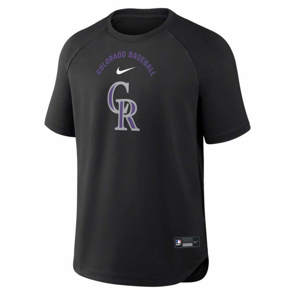 Colorado Rockies Nike Authentic Collection Batting Practice Pre-Game Raglan Dri-FIT Top - MLB Tops