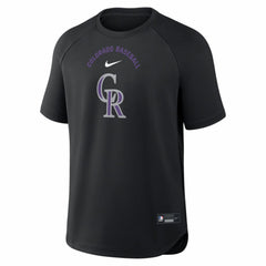 Colorado Rockies Nike Authentic Collection Batting Practice Pre-Game Raglan Dri-FIT Top - MLB Tops