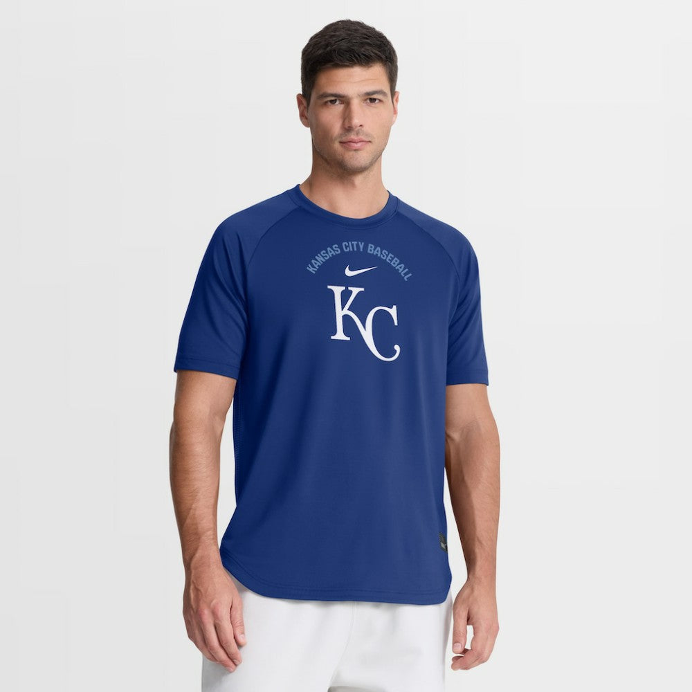 Kansas City Royals Nike Authentic Collection Batting Practice Pre-Game Raglan Dri-FIT Top - MLB Tops
