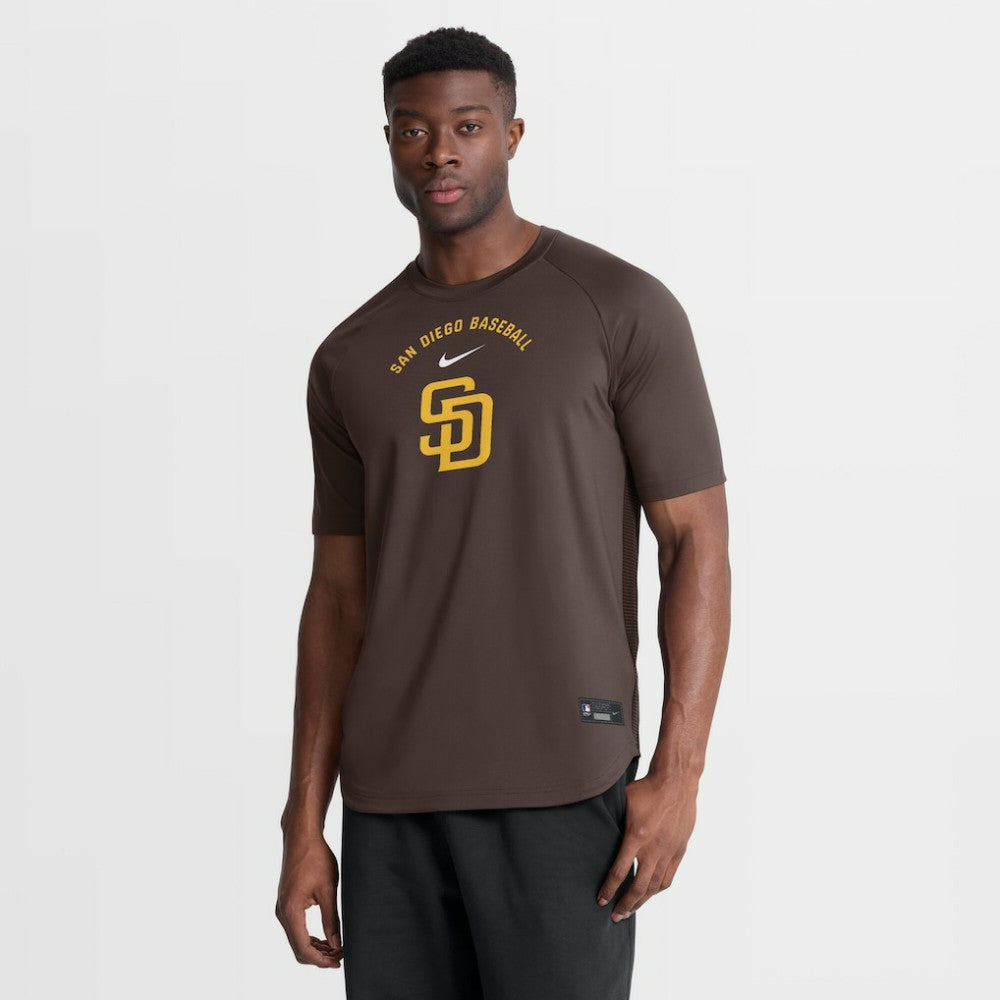 San Diego Padres Nike Authentic Collection Batting Practice Pre-Game Raglan Dri-FIT Top - MLB Tops