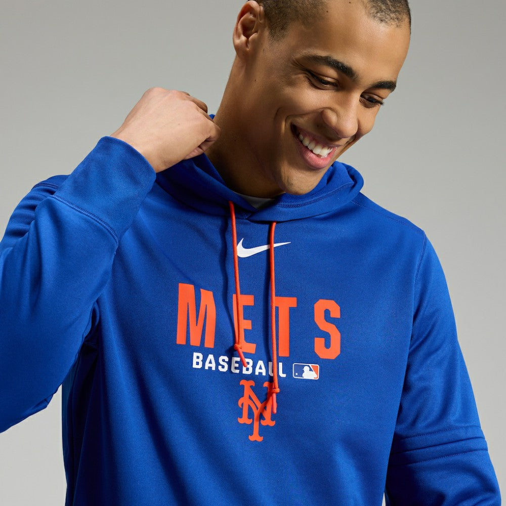 New York Mets Nike Authentic Collection Therma-FIT Hoodie - MLB Hoodies