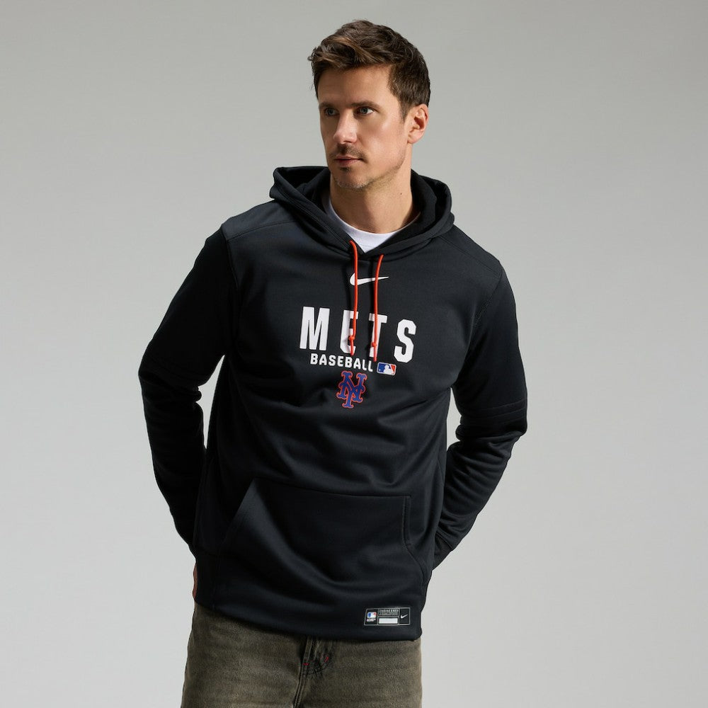 New York Mets Nike Authentic Collection Therma-FIT Hoodie - MLB Hoodies