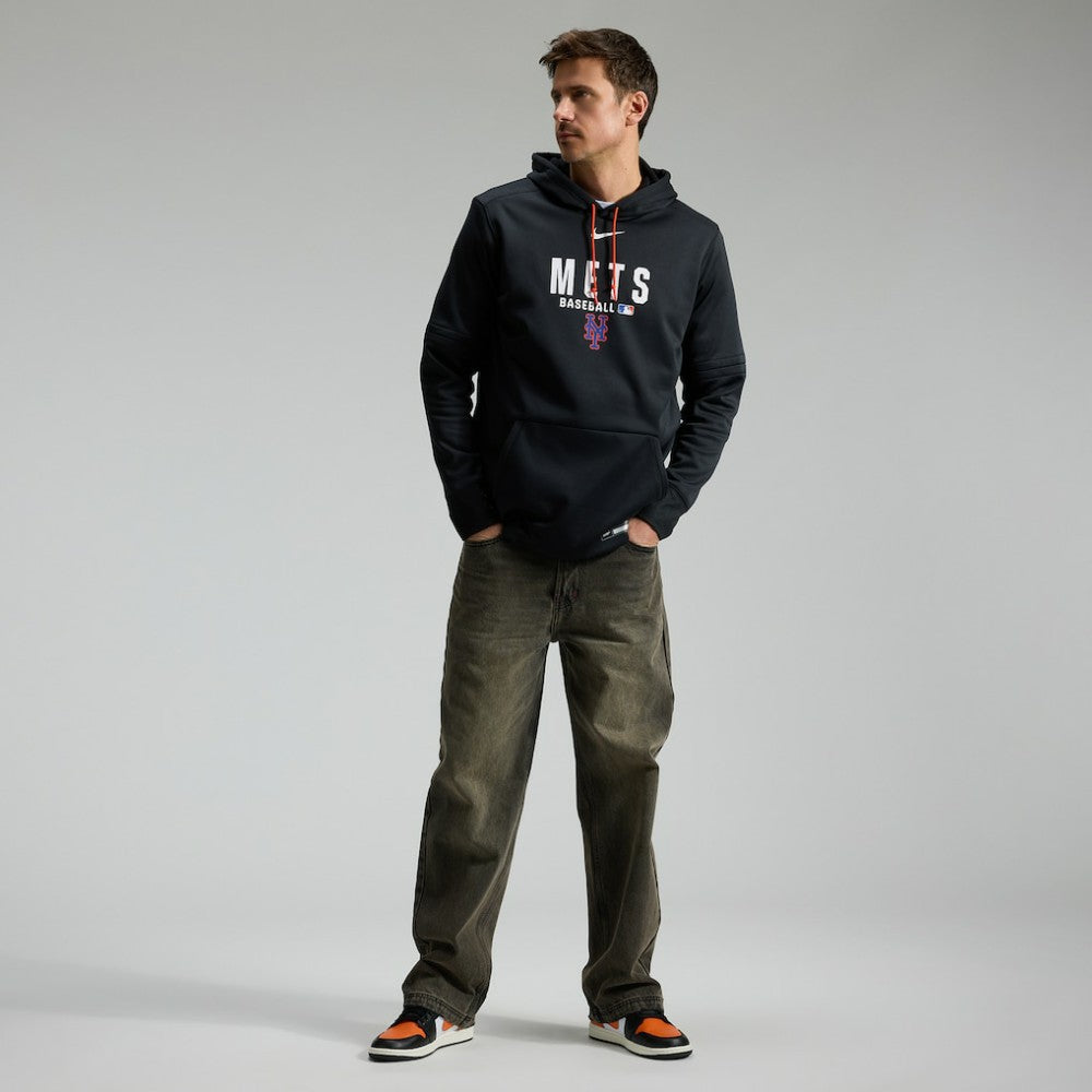 New York Mets Nike Authentic Collection Therma-FIT Hoodie - MLB Hoodies