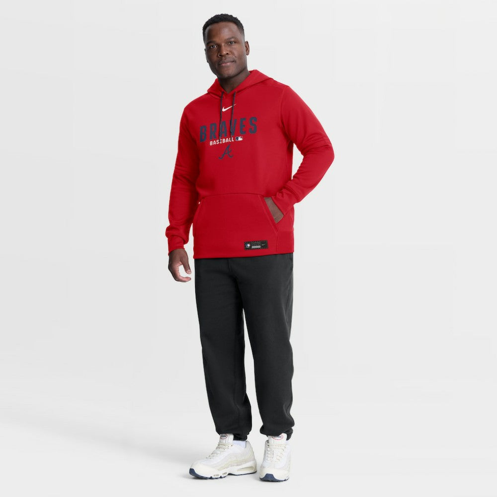 Atlanta Braves Nike Authentic Collection Therma-FIT Hoodie - MLB Hoodies