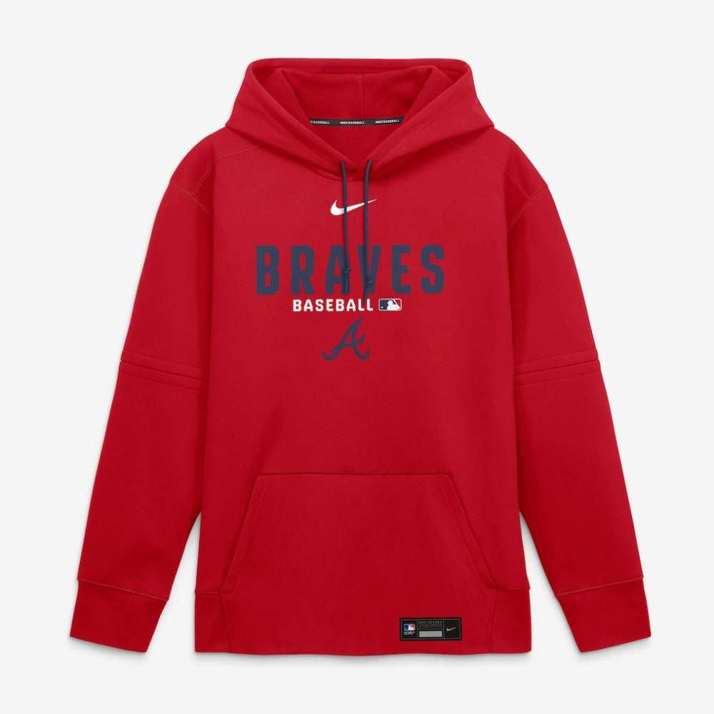 Atlanta Braves Nike Authentic Collection Therma-FIT Hoodie - MLB Hoodies
