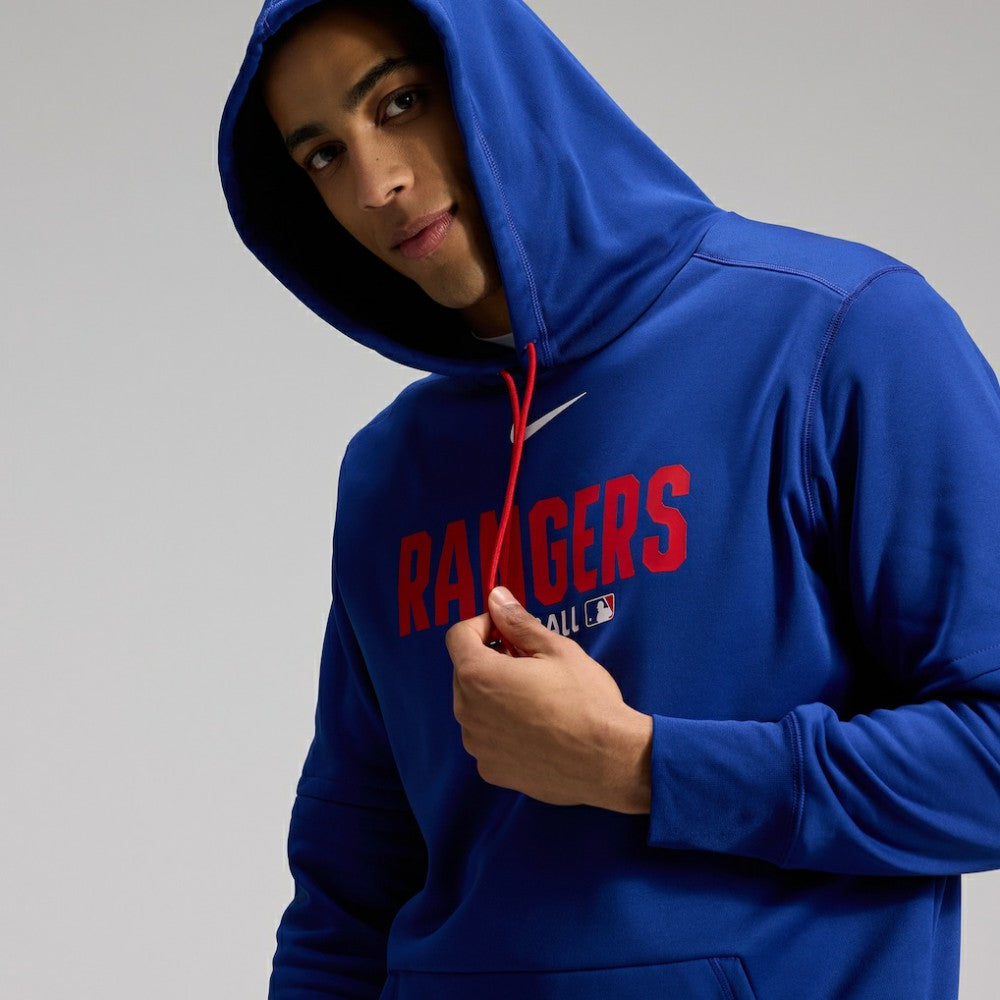 Texas Rangers Nike Authentic Collection Therma-FIT Hoodie - MLB Hoodies