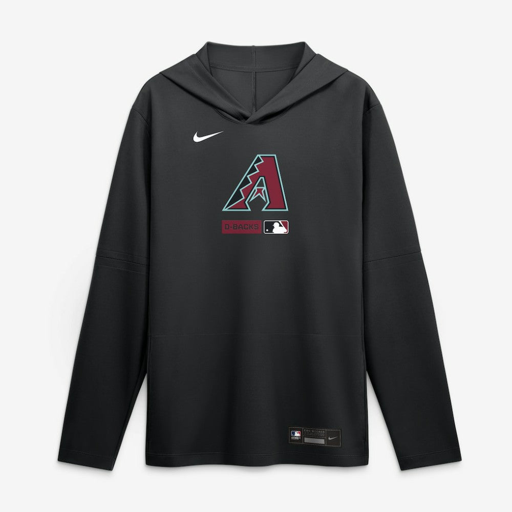 Arizona Diamondbacks Nike Authentic Collection Dri-FIT Long Sleeve Hooded T-Shirt - MLB T-shirts