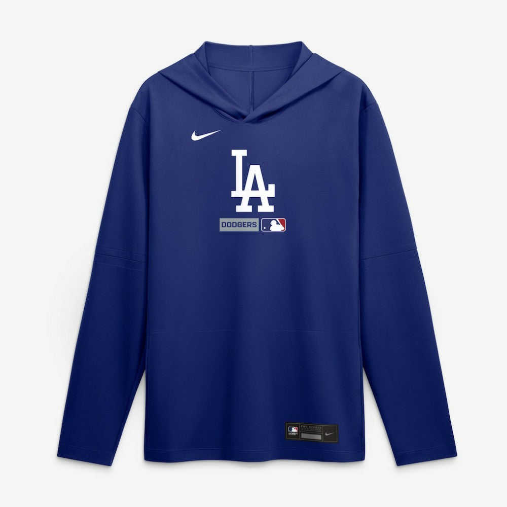 Los Angeles Dodgers Nike Authentic Collection Dri-FIT Long Sleeve Hooded T-Shirt - MLB T-shirts