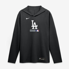 Los Angeles Dodgers Nike Authentic Collection Dri-FIT Long Sleeve Hooded T-Shirt - MLB T-shirts