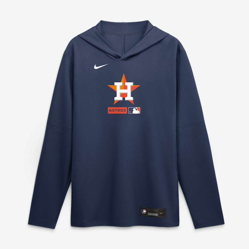 Houston Astros Nike Authentic Collection Dri-FIT Long Sleeve Hooded T-Shirt - MLB T-shirts
