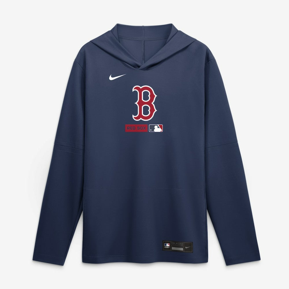 Boston Red Sox Nike Authentic Collection Dri-FIT Long Sleeve Hooded T-Shirt - MLB T-shirts