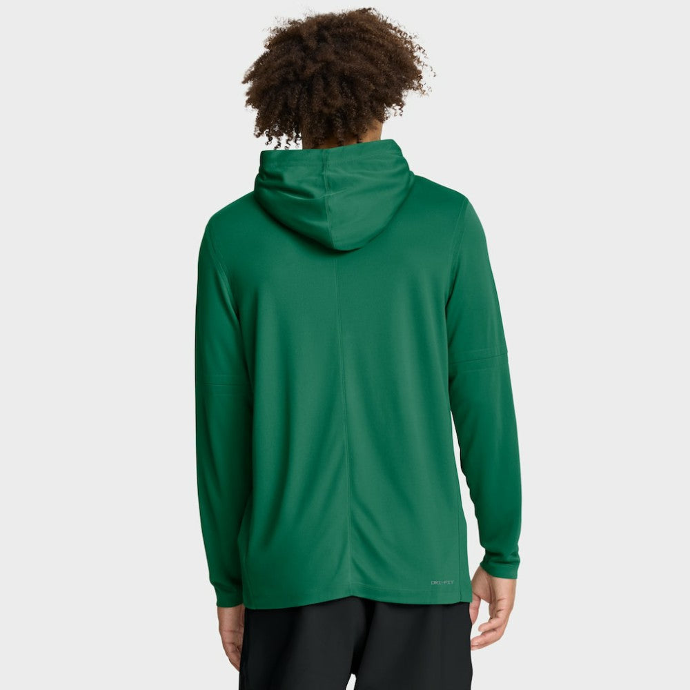 Athletics Nike Authentic Collection Dri-FIT Long Sleeve Hooded T-Shirt - MLB T-shirts