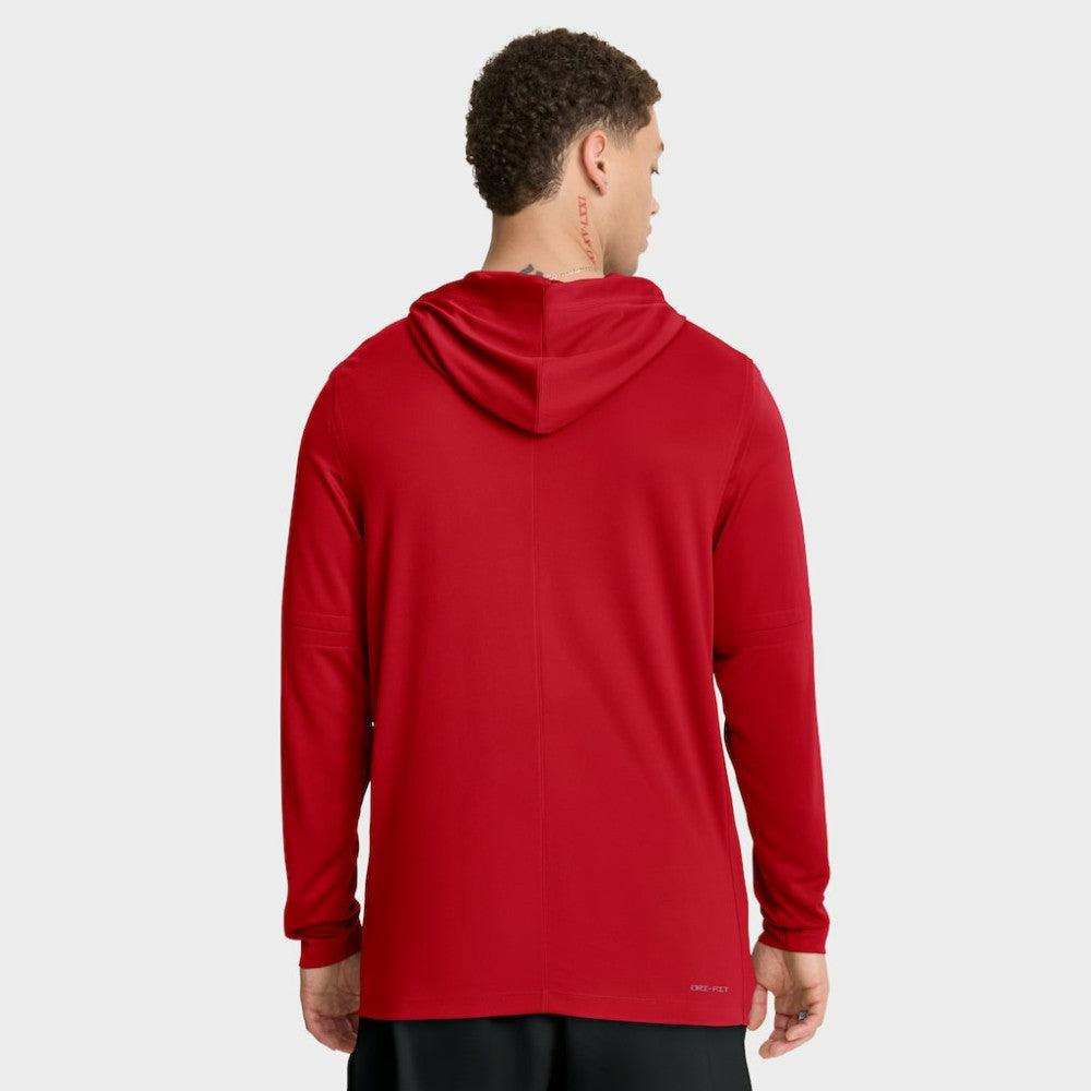 Washington Nationals Nike Authentic Collection Dri-FIT Long Sleeve Hooded T-Shirt - MLB T-shirts