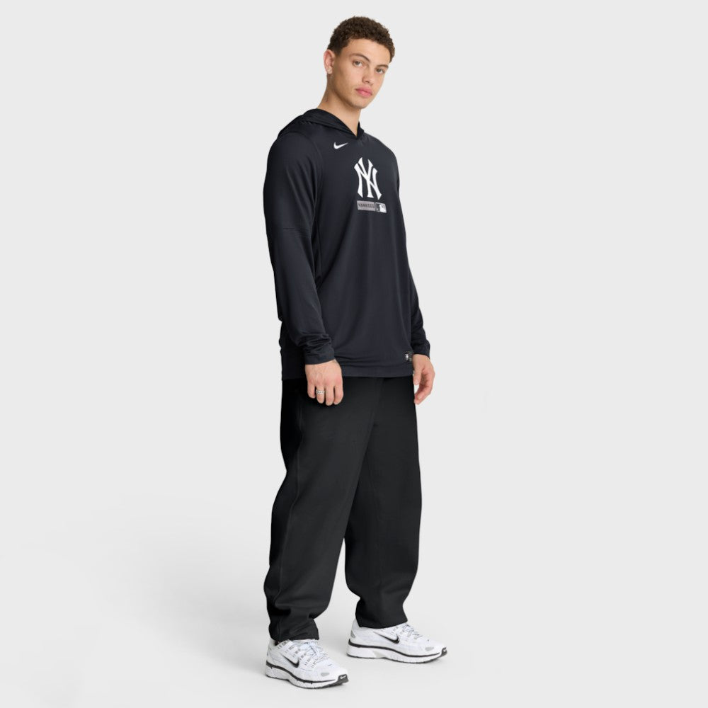 New York Yankees Nike Authentic Collection Dri-FIT Long Sleeve Hooded T-Shirt - MLB T-shirts