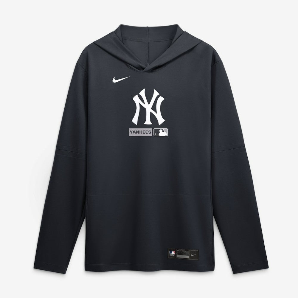 New York Yankees Nike Authentic Collection Dri-FIT Long Sleeve Hooded T-Shirt - MLB T-shirts