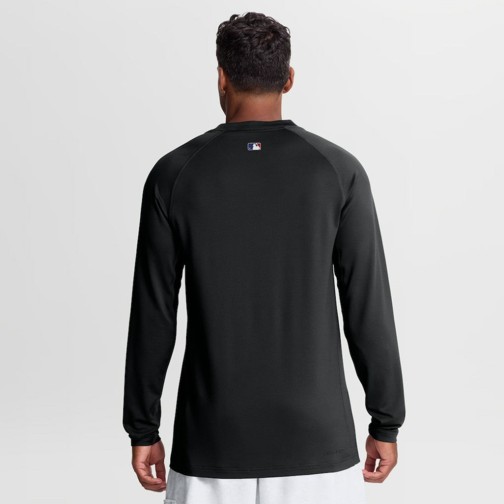 Los Angeles Dodgers Nike Authentic Collection Game Time Raglan Long Sleeve T-Shirt - MLB T-shirts