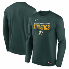 Athletics Nike Authentic Collection Legend Dri-FIT Long Sleeve T-Shirt - MLB T-shirts