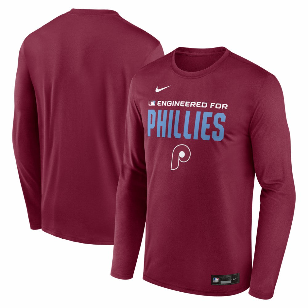 Philadelphia Phillies Nike Authentic Collection Legend Dri-FIT Long Sleeve T-Shirt - MLB T-shirts