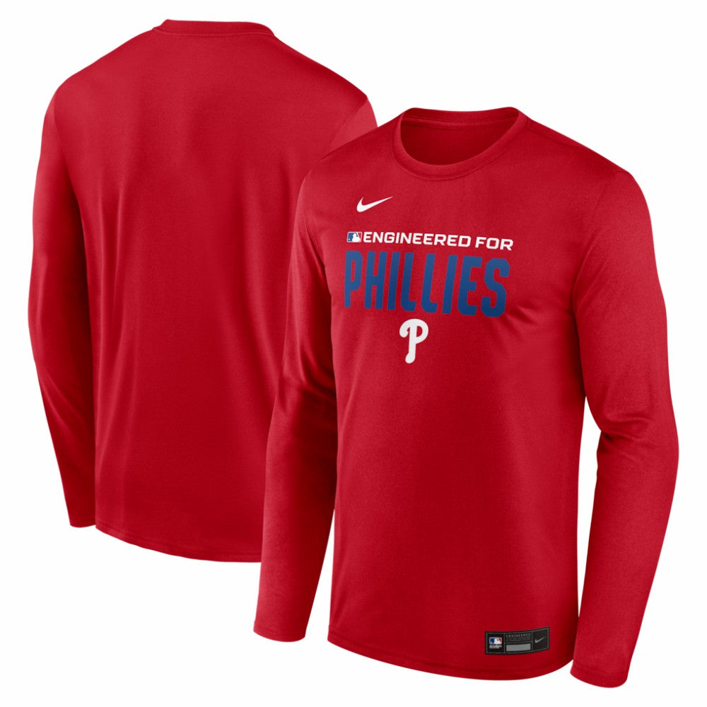 Philadelphia Phillies Nike Authentic Collection Legend Dri-FIT Long Sleeve T-Shirt - MLB T-shirts
