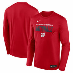 Washington Nationals Nike Authentic Collection Legend Dri-FIT Long Sleeve T-Shirt - MLB T-shirts