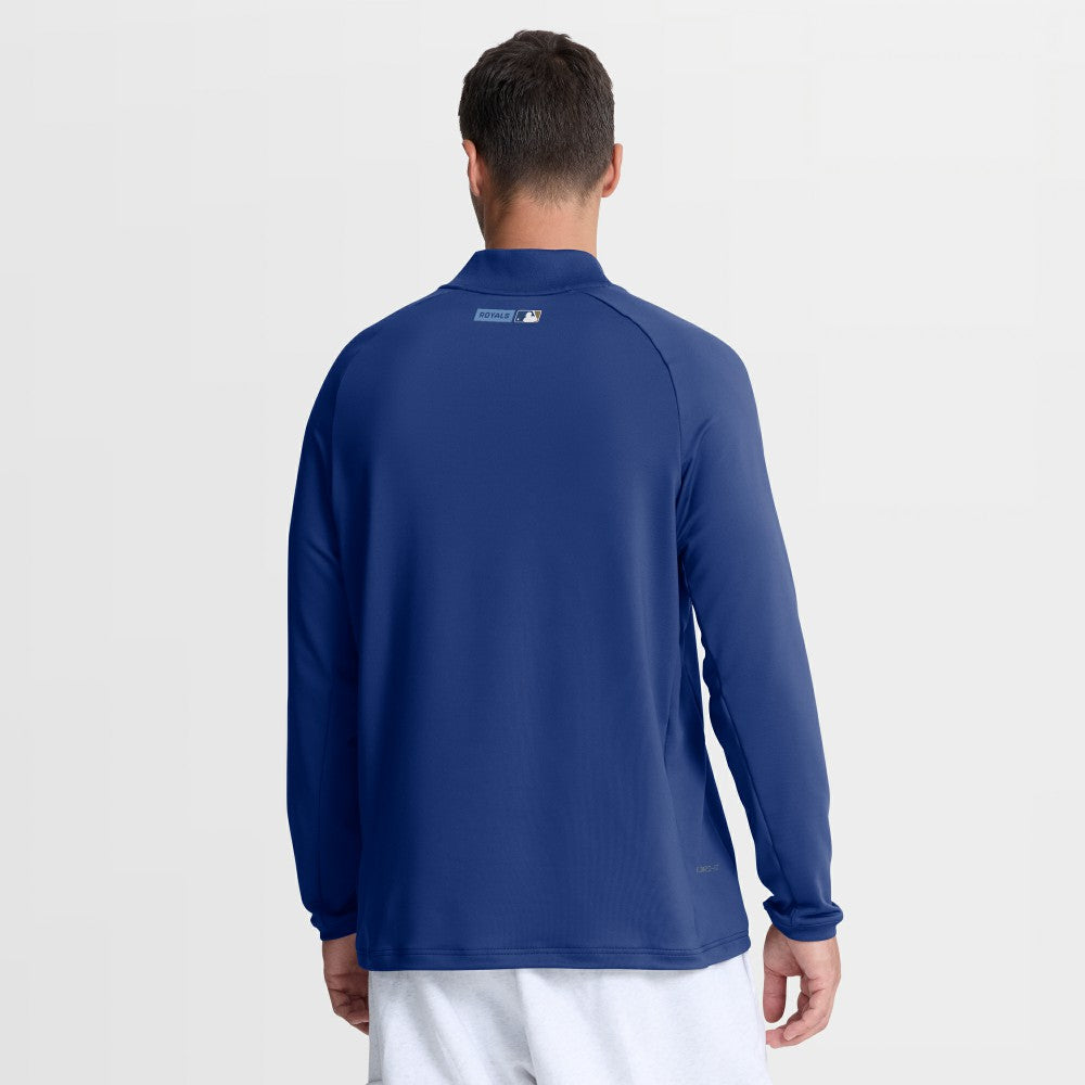 Kansas City Royals Nike Authentic Collection Dri-FIT Raglan Half-Zip Pullover - MLB Pullover