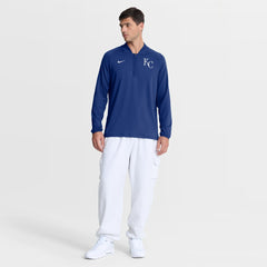 Kansas City Royals Nike Authentic Collection Dri-FIT Raglan Half-Zip Pullover - MLB Pullover